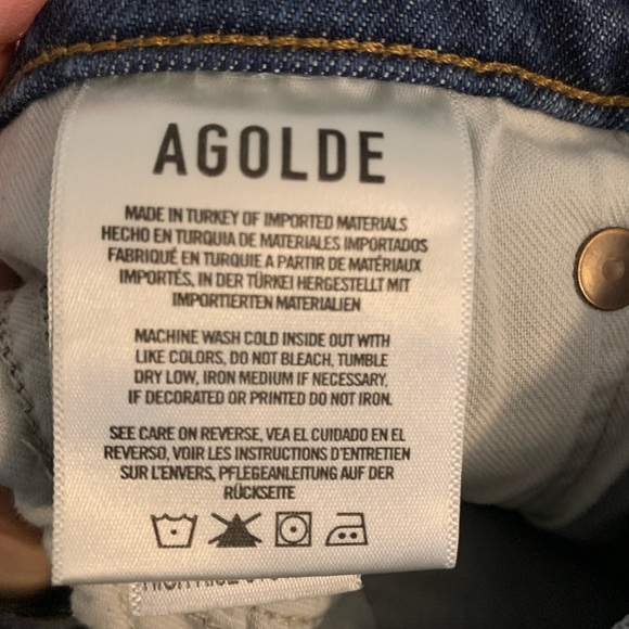 AGOLDE High Rise Stovepipe jeans in Aspire, Women’s Size 28 - Picture 11 of 11